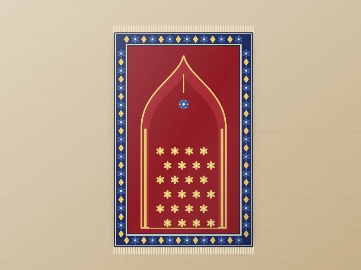 سجاده‌ی محرابی لاکی